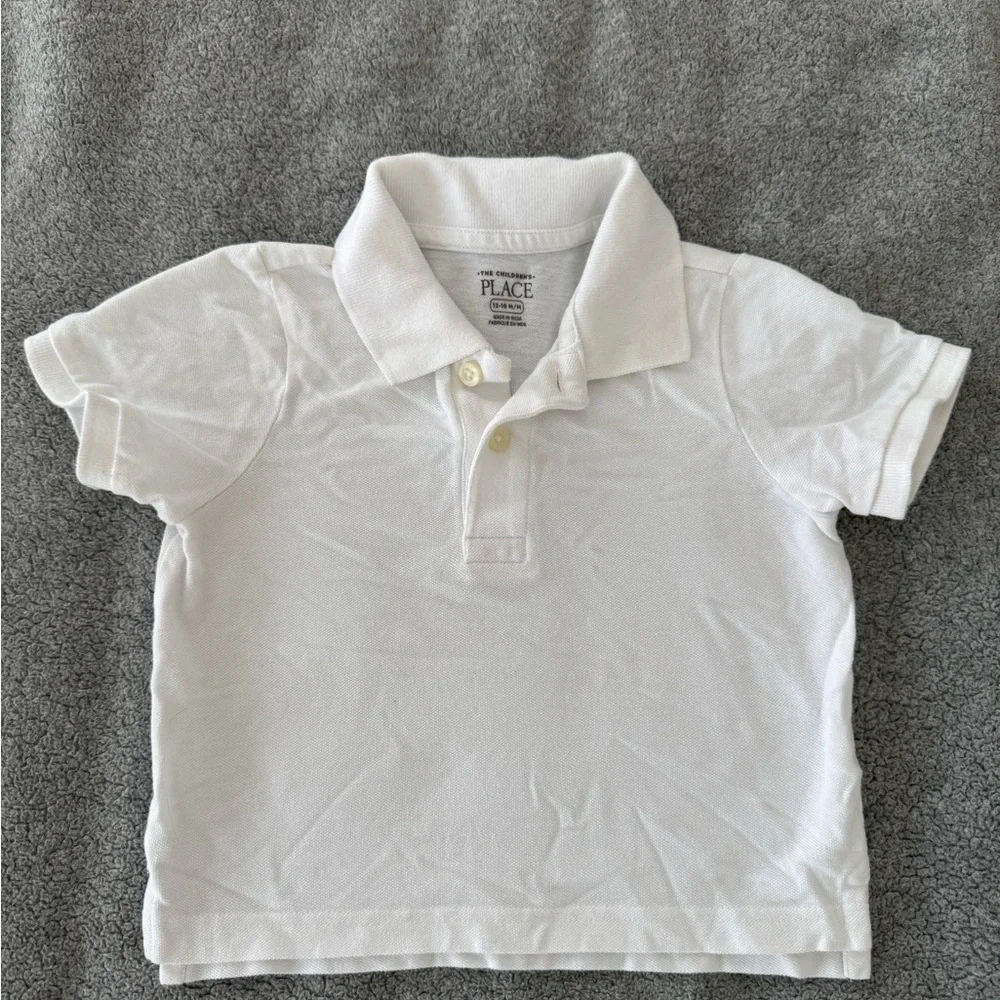 The Children's Place Classic White Polo Shirt